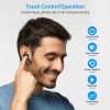 5.0 TWS Wireless Earbuds Touch Control Headphone in-Ear Earphone Headset - Black
