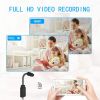 PW7 Mini Cameras Full HD 1080P Portable IP Wireless WiFi Video Recorder Hidden Home Security Nanny Camera With Motion Detection built in 32GB - black
