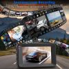 Dual Dash Cam 3in Screen Vehicle Driving Recorder