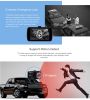 H802B 3" Car DVR Dash Camera Full HD 1080P Dash Cam Night Vision With 6 IR Light Auto Driving Loop Video Recorder Dashcam built in 32GB - black