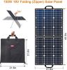 100W 18V Portable Solar Panel - as Pic