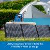 194Wh 300 Peak Watt Portable Power Station and Solar Generator, Pure Sine Wave AC Outlet, Backup Lithium Battery - Default