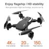 S60 Drone No Camera WiFi Collapsible RC Quadcopter Helicopter Toy-1 Battery - 1080P - 2