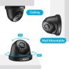 ANNKE 4Pcs 2MP 1080P HD Security Surveillance System Camera IR-Cut Night Vision Audio Recording Waterproof Housing Camera Kit - 4pcs camera kit
