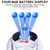 Solar Outdoor Lights Folding LED Soccer Light Bulb Portable Emergency Solar Lamp USB Charge Search Light For Camping Hiking Home - Dual battery - CN