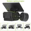 Solar Wall Light Outdoor PIR Motion Sensor Dusk To Dawn Solar Lamps - Black