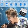 TWS Wireless 5.0 Earbuds IPX4 Touch In-Ear Stereo Earphone Noise Canceling Earpieces 32.8 ft Transmission Range - Black
