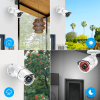 ZOSI 1080P 2MP TVI CCTV 120ft IR Nightvision Motion Sensor Waterproof Home Outdoor Surveillance Security Bullet CCTV camera - White