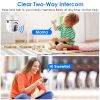 E27 WiFi Bulb Camera 1080P FHD WiFi IP Pan Tilt Security Surveillance Camera - White