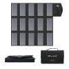 ALLPOWERS 100W 18V 12V Portable Solar Panel Foldable Solar Battery Charger for Laptop Mobile Phone Power Station Travel Camping - Black