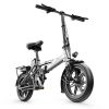 ZHENGBU D3 18AH 48V 500W 14 Inch Folding Removable Battery Electric City Commuter Bike - 500W - 15AH