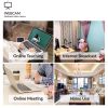 SJC100 C100 Mini Thumb Camera 1080P 30FPS H.265 12MP NTK96672 2.4GHz WiFi 30M Waterproof Action Sports DV Camera Webcam built in 32GB - white