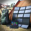 ALLPOWERS 100W 18V 12V Portable Solar Panel Foldable Solar Battery Charger for Laptop Mobile Phone Power Station Travel Camping - Black