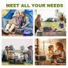 ALLPOWERS Portable Power Station R600, 299Wh LiFeP04 Battery with 2x 600W (1200W Surge) AC Outlets for Outdoor Camping RV Home - us