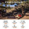 OUPES Portable Power Station-2400W LiFePO4 2232Wh for Outdoor RV Camping - as picture