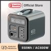 FF Flashfish 230V Portable Power Station 550Wh Solar Generator 600W(Peak 1000W) AC Outdoor Socket RV Van Camping Fishing Home - 110V US (Gofort)