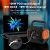 FF Flashfish 230V Portable Solar Power Station 320W 292WH Emergency Solar Generator Battery Pack Charger Power Bank Supply RV - 230V EU