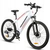 Electric Bicycle 500W 48V 100KM 150KG 27.5KENDA Kenda Tires Front and Rear Lights 7S Variable Speed +LDC+USB Charging Hole E Bike - White