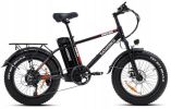 Electric Bicycle 750W 48V 13AH 150KG 90KM disc brake 20 inch fat tire electric mountain snow bike + saddle + fender E Bike - Black Red