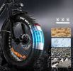 Electric Bicycle 750W 48V 13AH 150KG 90KM disc brake 20 inch fat tire electric mountain snow bike + saddle + fender E Bike - Black Red