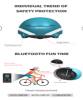 PSBJL-238. Function lighting;  Bluetooth language electric motorcycle / bicycle / roller roller helmet. - 58-61