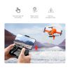 S65 Drone No Camera WiFi Collapsible RC Quadcopter Helicopter Toy-Black-1 Battery - Single Camera - Orange/1 Battery