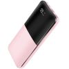 20000mAh Portable Charger Power Bank External Battery Pack with Digital Display Dual USB Charge Ports - Pink