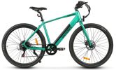 Electric Bicycle 36V 350W 10AH 7S speed 80KM 150KG +APP disc brake front and rear lights 700C*45C KENDA spoked wheel E Bike - Green