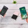 20000mAh Portable Charger Power Bank External Battery Pack with Digital Display Dual USB Charge Ports - Pink