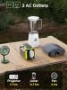 MARBERO Portable Power Station 150Wh Camping Solar Generator Laptop Charger Power Bank with AC Outlet 110V 150W Peak with - Default