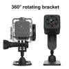 SQ29 Mini IP Camera HD WiFi Safety Night Vision Waterproof Video Camcorder DVR Magnetic Suction Camera Aerial Photography Camera built in 32GB - black