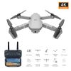 E58 Drone 1080P HD Camera WiFi Collapsible RC Quadcopter Helicopter Toy - E68 Grey 1 Battery - 4K