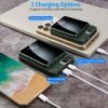 2 In 1 Magnetic Wireless Power Bank 10000mAh PD20W Fast Charger MagSafe Wireless Power Bank Fit for IOS Phones IOS Phone 14 Series And More - Green