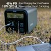 FF Flashfish 230V Portable Power Station 550Wh Solar Generator 600W(Peak 1000W) AC Outdoor Socket RV Van Camping Fishing Home - 110V US (Gofort)