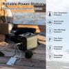 FF Flashfish 230V Portable Power Station 1100Wh Solar Generator 1200W AC Outlets Backup Battery Pack Camping CPAP Outdoor RV SOS - 230V Universal