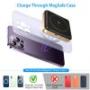 Magnetic Wireless Power Bank 10000mAh Magnetic Portable Charger MagSafe Wireless Power Bank Fit for IOS Phones 14/13/12/11 Series - Black