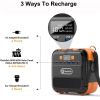 Power Station Portable Solar Generator AC 220V 120W Output 98Wh Emergency Lighting Backup Powerbank For Home Camping Power Suppl - 230V EU socket