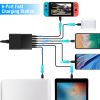 USB Fast Charger Fast Charging Station Type-C Wall Charger PD Adapter - 6Port