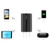 Portable Charger PowerMaster 20000mAh Power Bank Total 5.8A Output 3-USB Ports External Battery Pack - Black