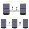 ALLPOWERS Solar Charger 18V100W Foldable Solar Panel Suit For Portable Power Station/Generator Outdoor Travel Camping - AS PICTURE