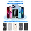 2 In 1 Magnetic Wireless Power Bank 10000mAh PD20W Fast Charger MagSafe Wireless Power Bank Fit for IOS Phones IOS Phone 14 Series And More - Green