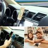 Qi Wireless Car Charger Magnetic Car Phone Charger 5W Charging Pad Air Vent Phone Mount Holder - Black