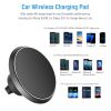 Qi Wireless Car Charger Magnetic Car Phone Charger 5W Charging Pad Air Vent Phone Mount Holder - Black