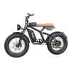 EMB001 Fat Tires Off Road Electric Bike  1200W Powerful Motor - black