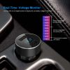 Universal 15W/3.1A Dual USB Car Charger Adapter Aluminum Alloy Fast Car Charging Adapter for iPhone XR XS Tablet PC - Black