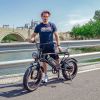EMB003 Off Road Mountain Electric Bike 20'' Fat tires 1200W Powerful Motor (2 version;  orange seat or black seat ; Random delivery) - black