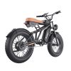 EMB001 Fat Tires Off Road Electric Bike  1200W Powerful Motor - black