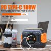 Flashfish Power Station 320W Portable Solar Generator 110V 230V Pure Sine Wave AC Output 292Wh Power Supply For Outdoor Camping - 230V EU Socket