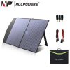 ALLPOWERS Solar Charger 18V100W Foldable Solar Panel Suit For Portable Power Station/Generator Outdoor Travel Camping - AS PICTURE