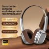 New explosive models Merad retro headset Bluetooth headphones compact wireless Bluetooth 5.4 bass music - black